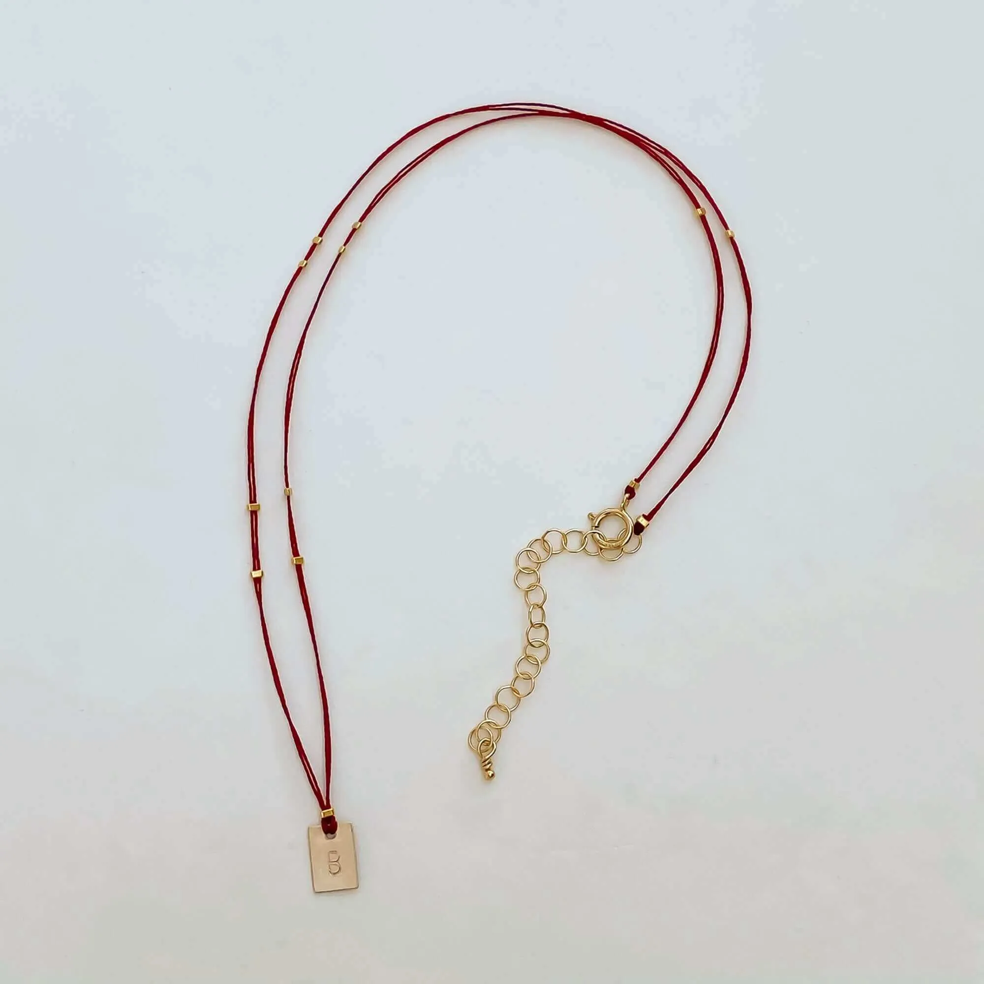 JIVA SQUARE THREADED NECKLACE