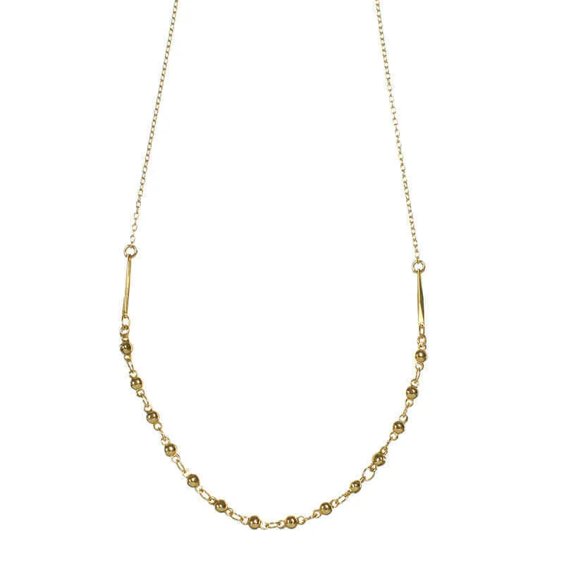 KARIN BEADED CHAIN NECKLACE