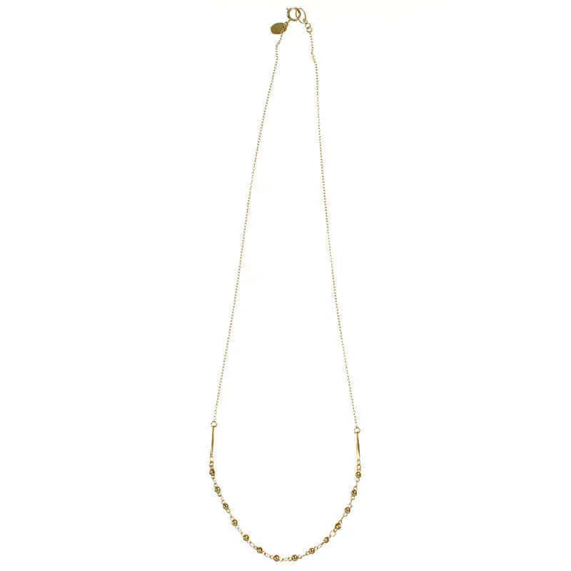 KARIN BEADED CHAIN NECKLACE