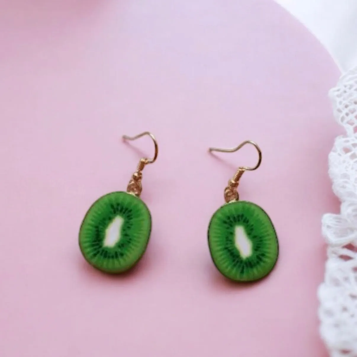Kawaii - Citrus fruit earrings | fruit lover earrings | food earrings | cute kawaii earrings | fun art earrings | gold lemon grapefruit oranges