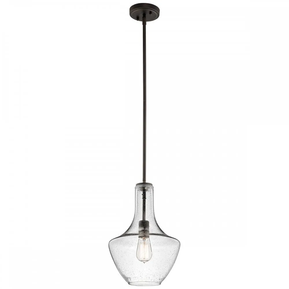 Kichler KL/EVERLY/P/S OZ Everly 1 Light Small Pendant Olde Bronze