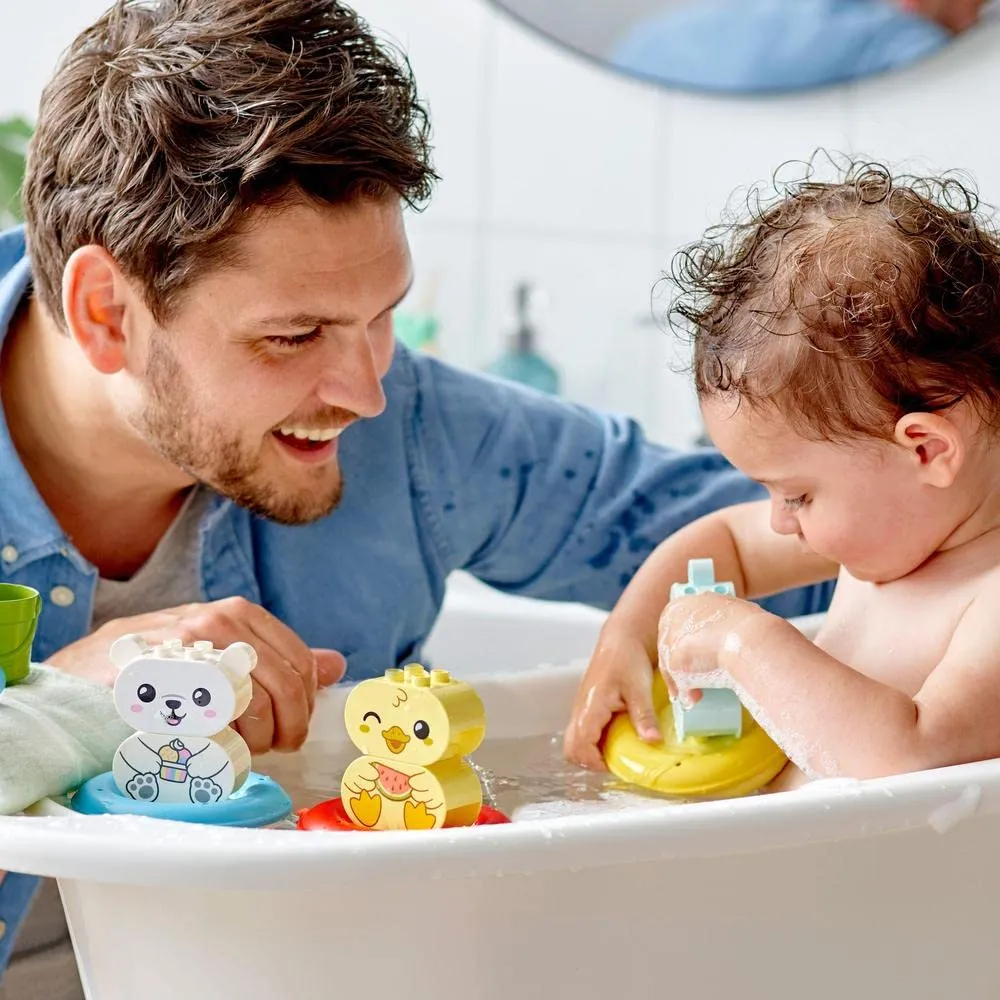 LEGO Duplo My First Bath Time Fun - Floating Animal Train Building Kit For Ages 2 
