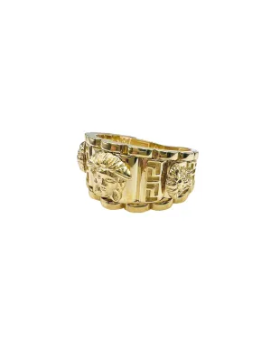 Lesotho Jewellery 14k Gold Ring for Women - 6.56 Grams, Size -Q 1/2