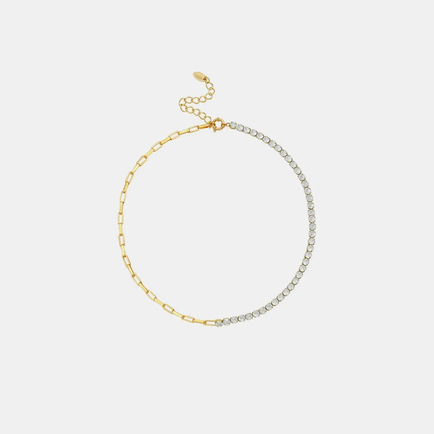 LOVCIA Zircon Titanium Steel Necklace