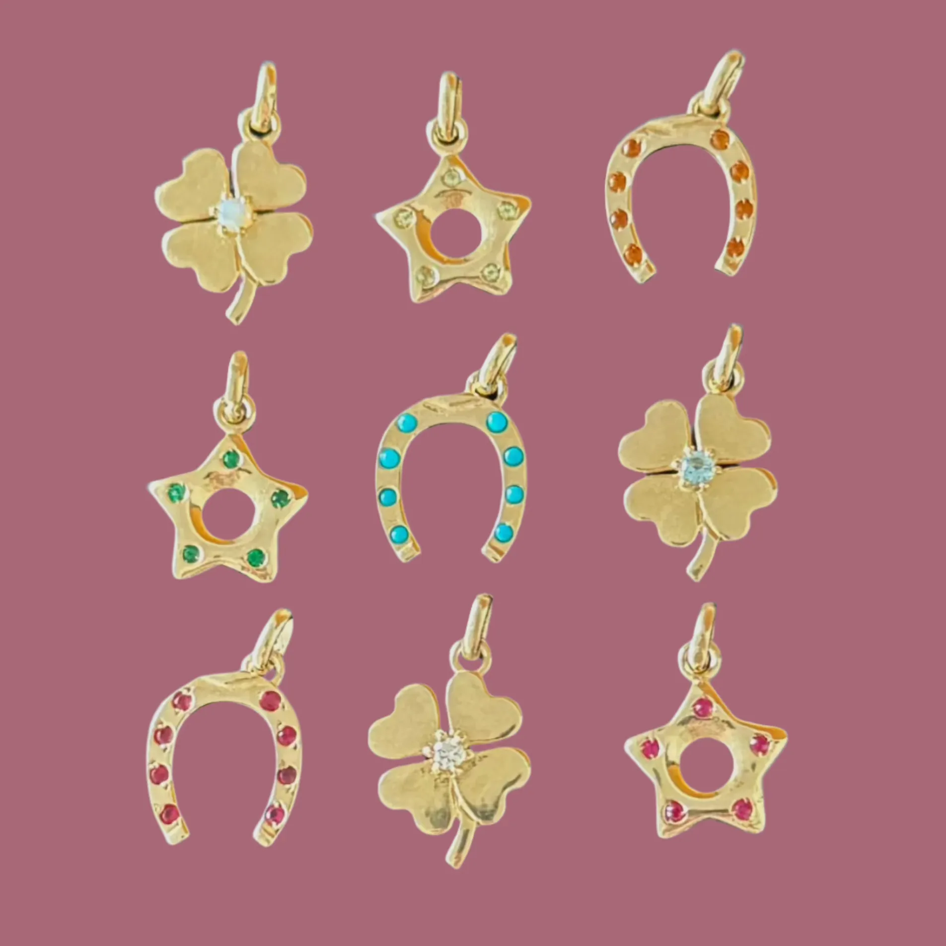 Lucky Birthstone Pendants