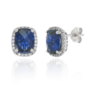 Luscious Blue Sapphire Earrings