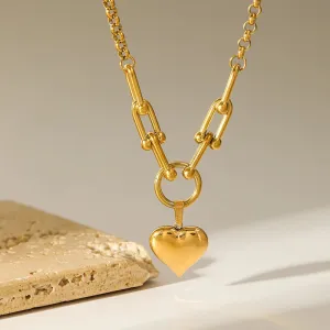 Luxurious Classic 18K Gold Plated Necklace