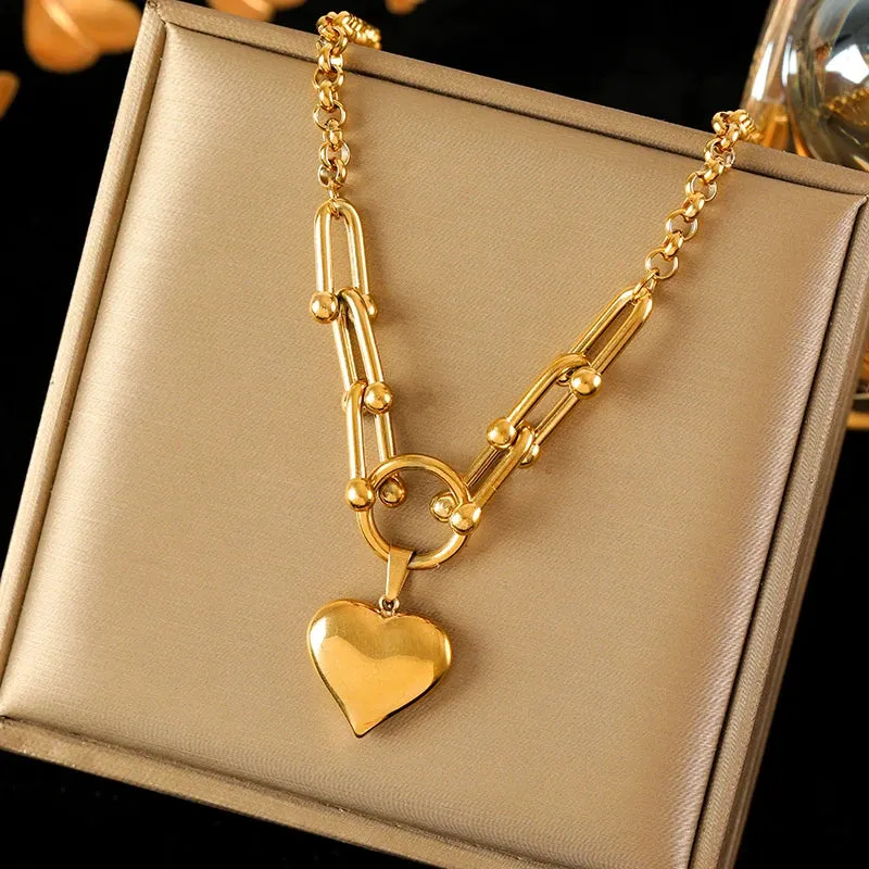 Luxurious Classic 18K Gold Plated Necklace