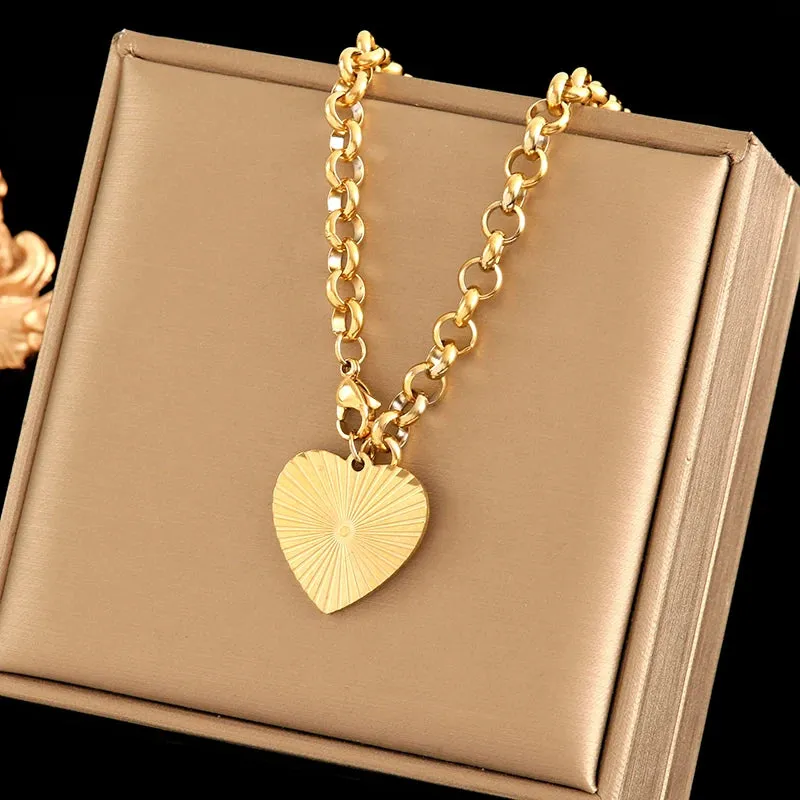 Luxurious Classic 18K Gold Plated Necklace