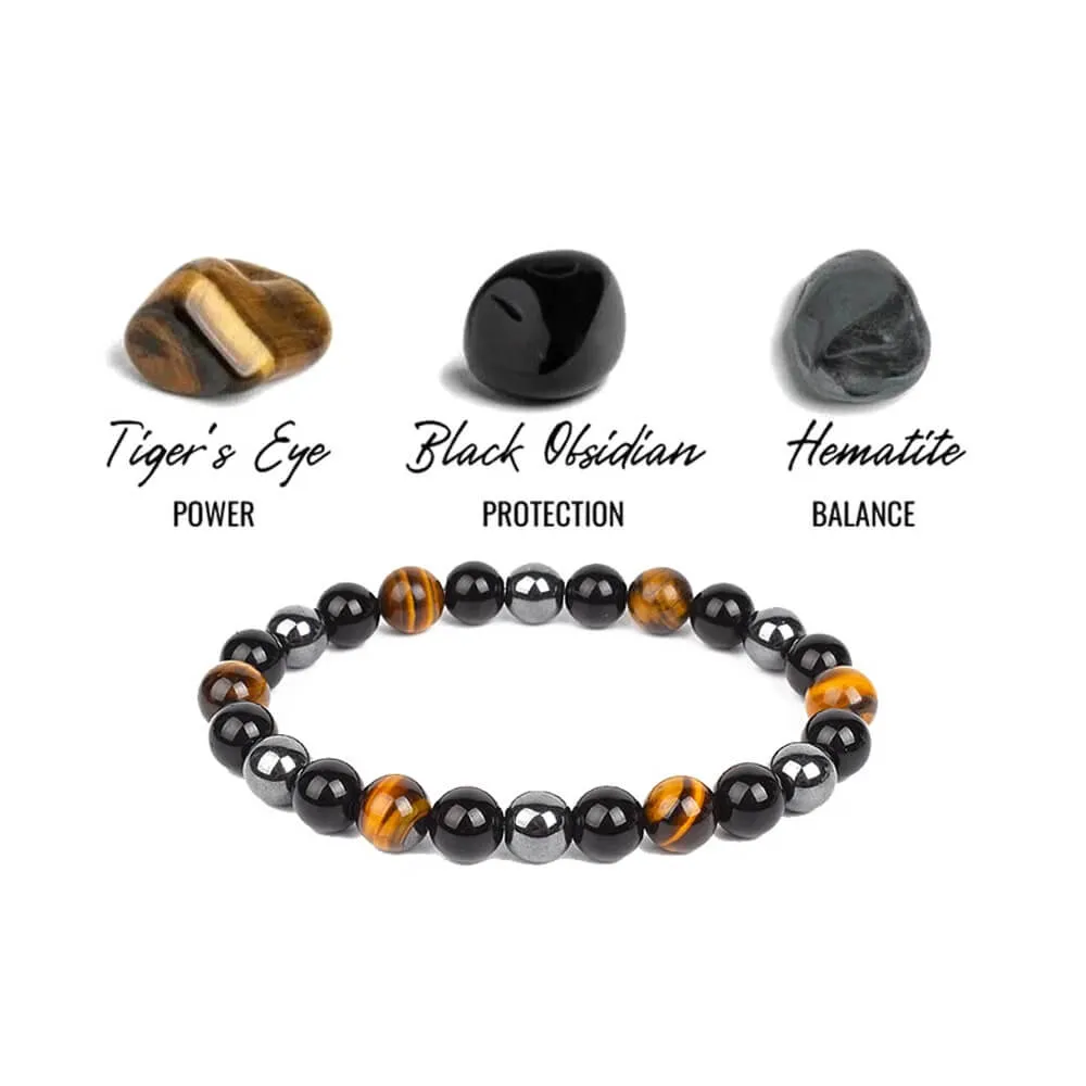 Lymphatic Drainage TigerEye Bracelet