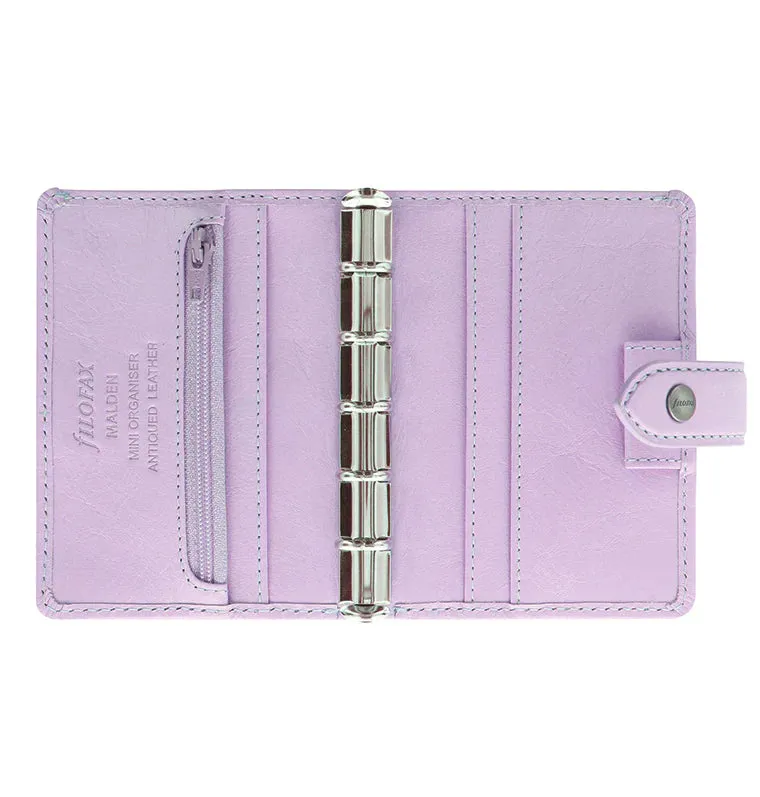Malden Mini Leather Organiser Orchid