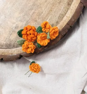 Marigold Crochet Hairpins (Set of 6)