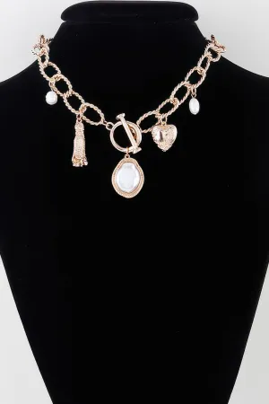 Multi Luxury Charms Chain Necklace