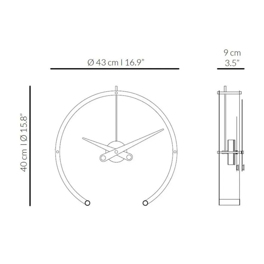 Nomon Omega table clock