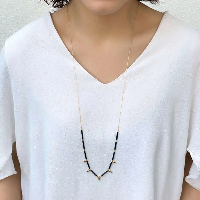 ONTAS SPIKE CHARM NECKLACE