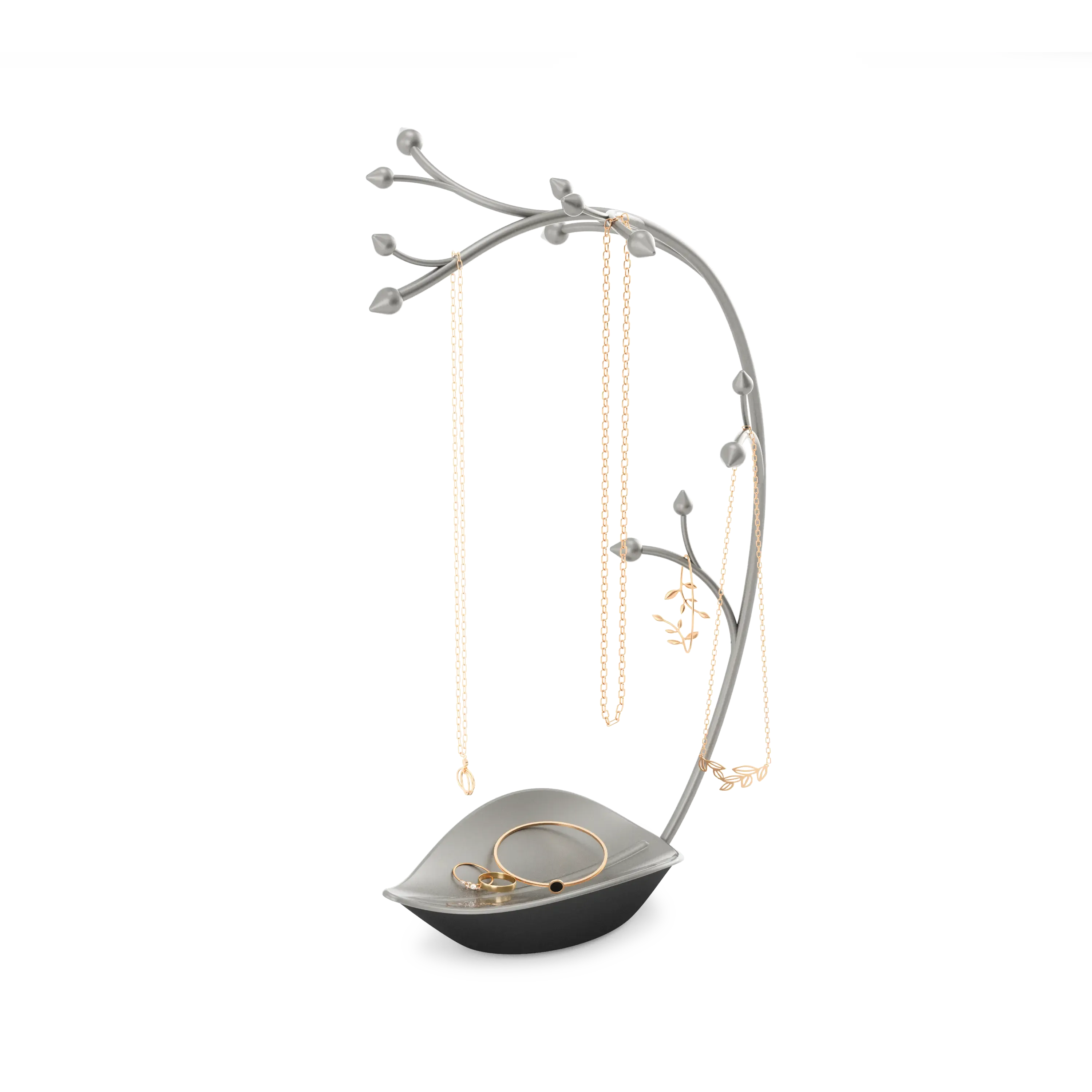 Orchid Jewelry Stand - Gun Metal