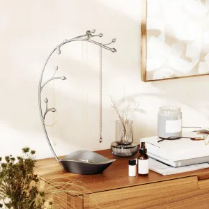 Orchid Jewelry Stand - Gun Metal