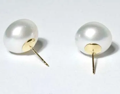 Outstanding Jumbo 15.5mm South Sea Pearl Stud Earring