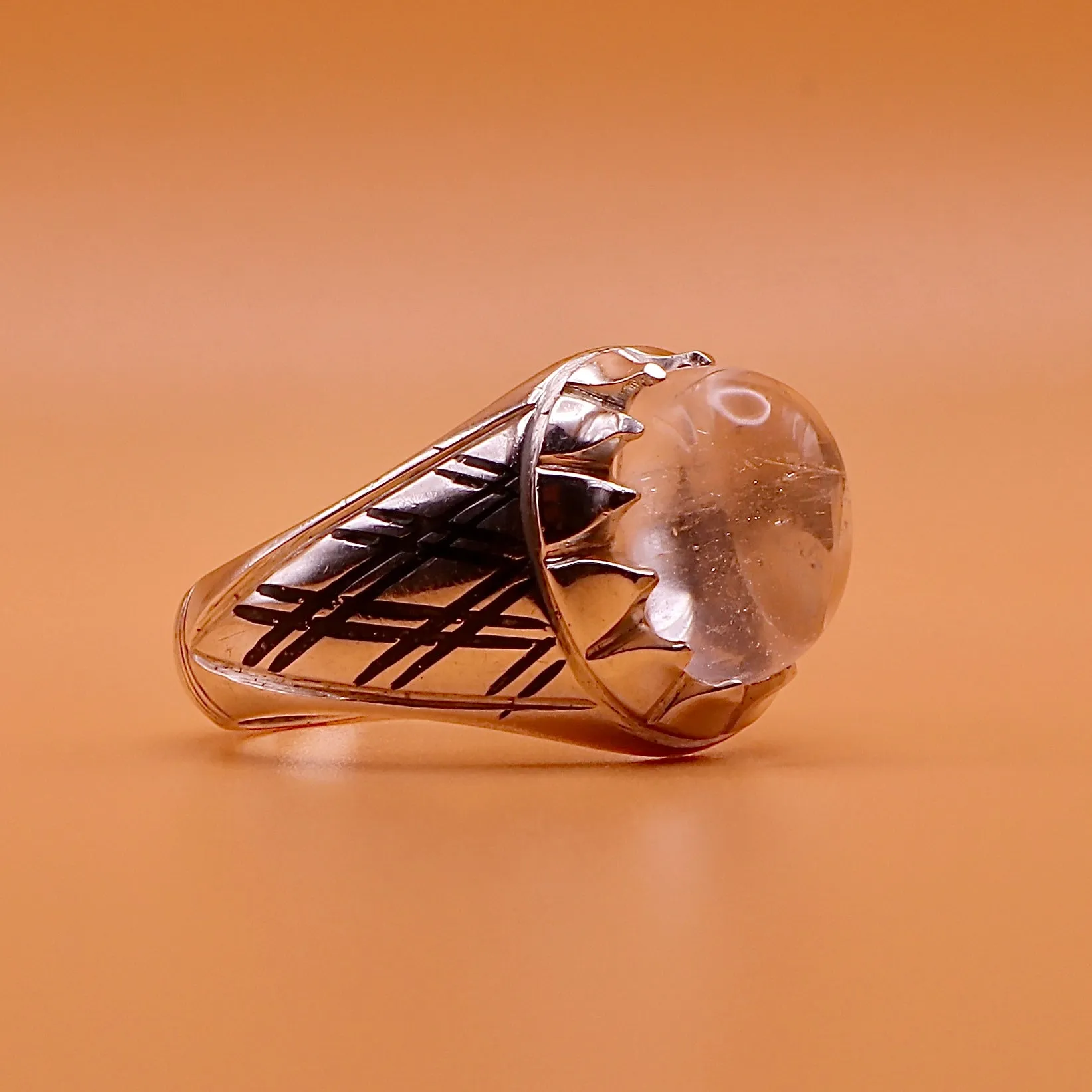 Oval Dur Al Najaf Stone Ring | خاتم در النجف الاصلي | US Size 9.75