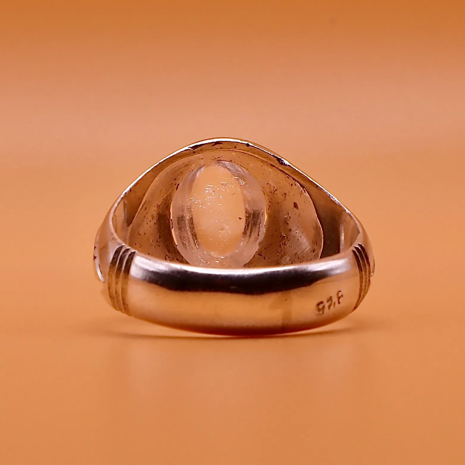 Oval Dur Al Najaf Stone Ring | خاتم در النجف الاصلي | US Size 9.75
