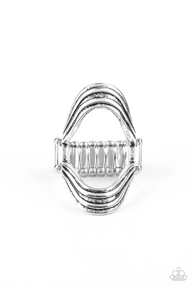 Paparazzi Ring ~ Keep An Open Mind - Silver