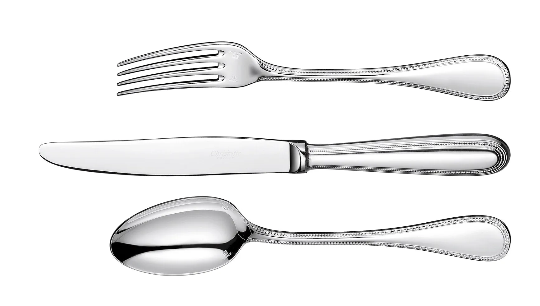 Perles Sterling Silver Individual place settings (5 pieces)