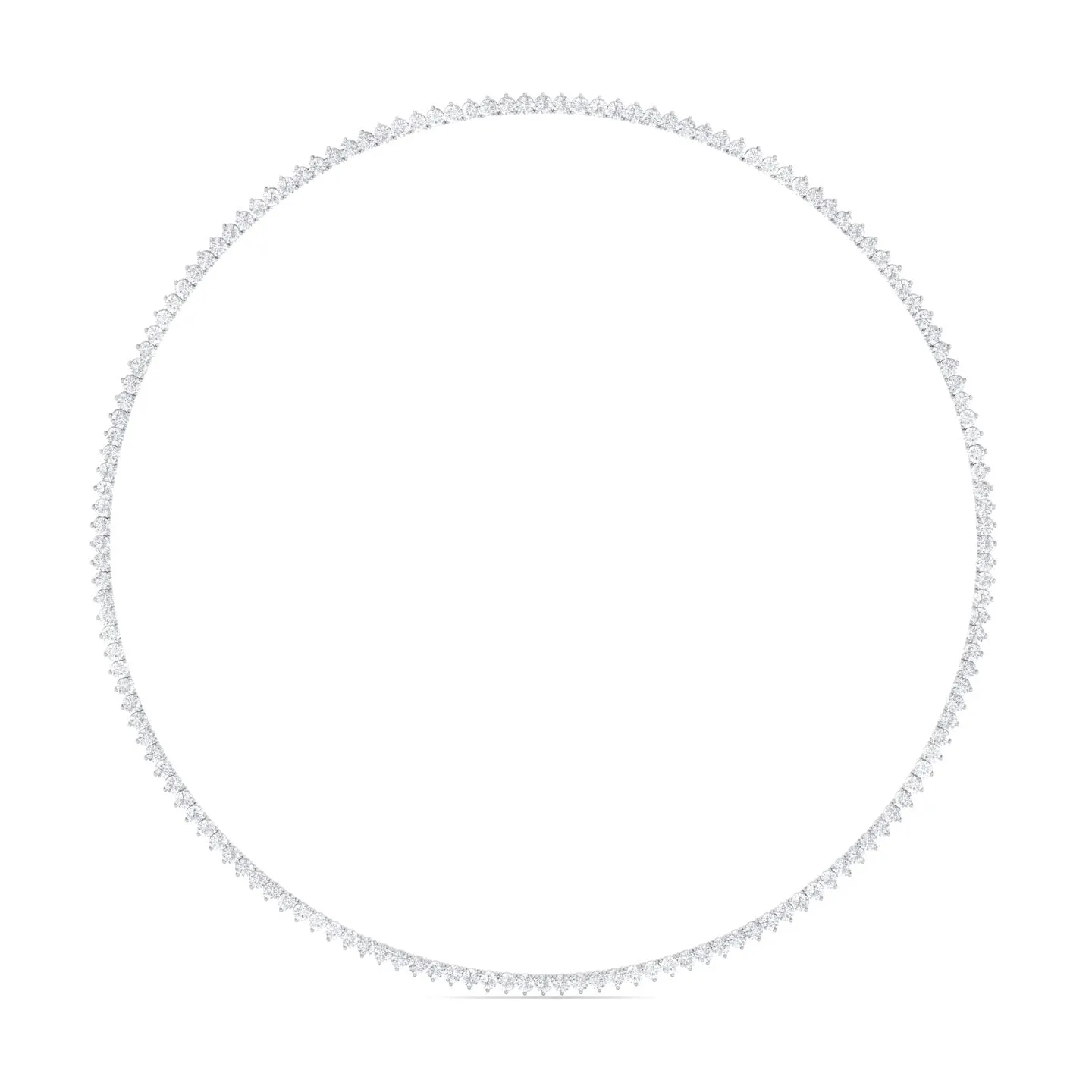 Prong Riviera Lab Grown Diamonds Necklace