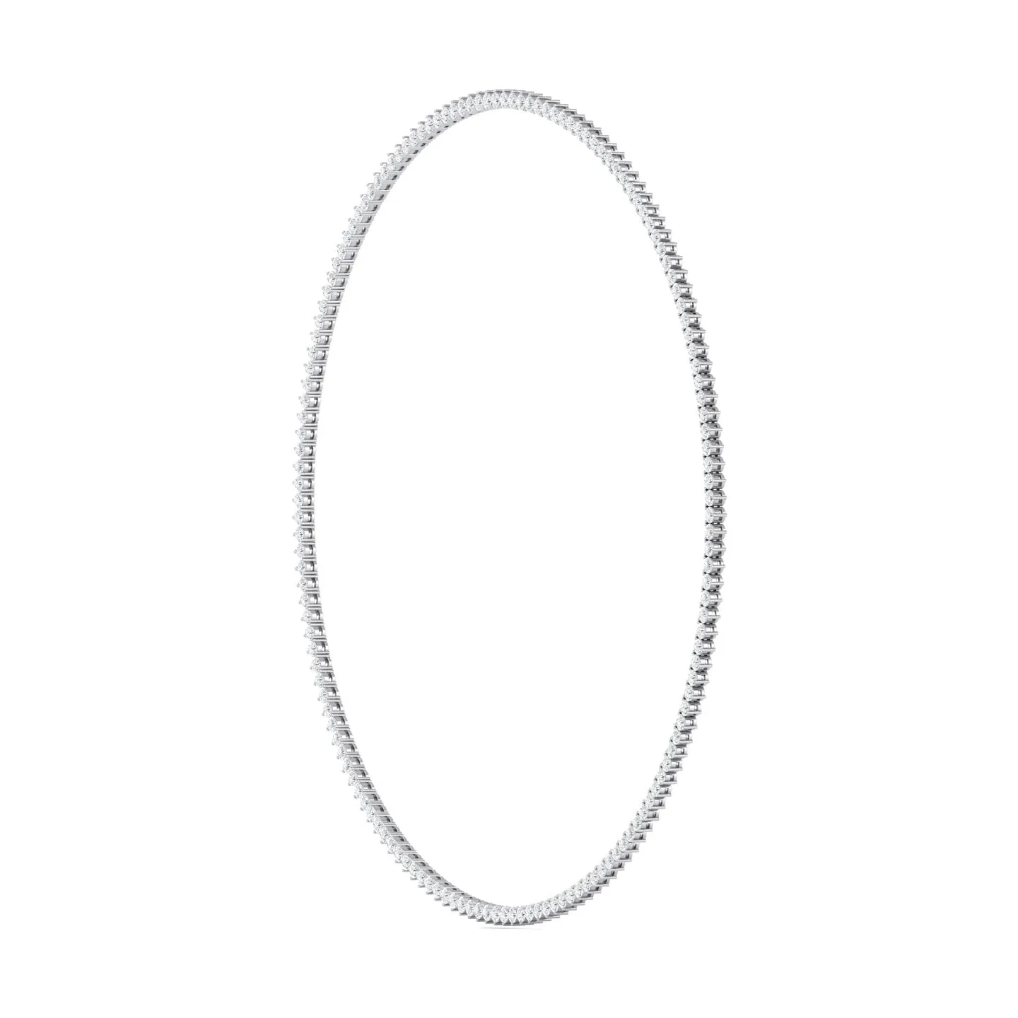 Prong Riviera Lab Grown Diamonds Necklace