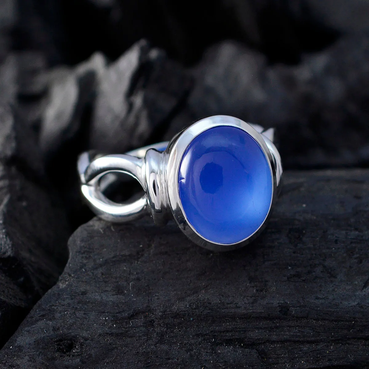 Refined Gems Chalcedony 925 Sterling Silver Ring Pandora Jewelry Store