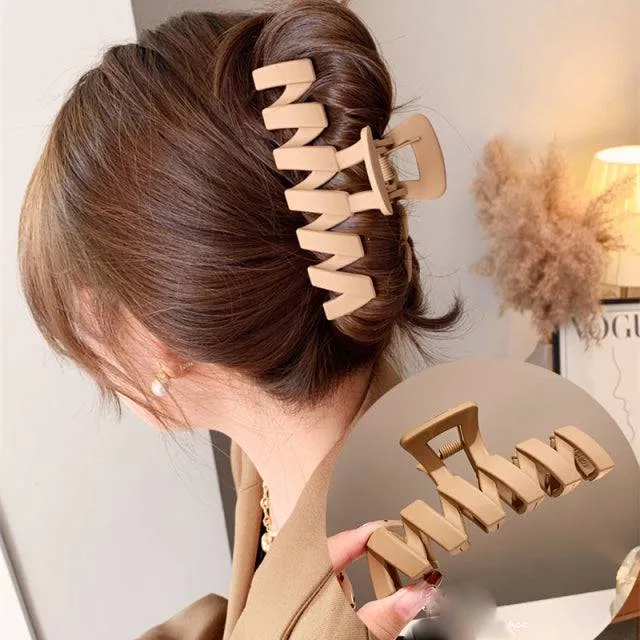 Rhinestone Metal Hair Claw Crab Clip For Women Girls Shiny Barrette Hairpin Crystal Pearl Hair Accessories Jewelry Gift