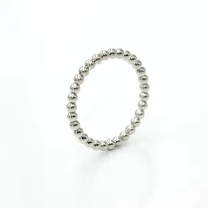 Round Bubble Band Ring