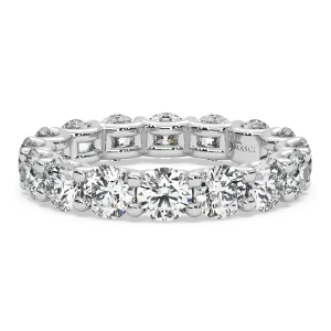Round Diamond Eternity Ring in U-Gallery (4.00 T.C.W)