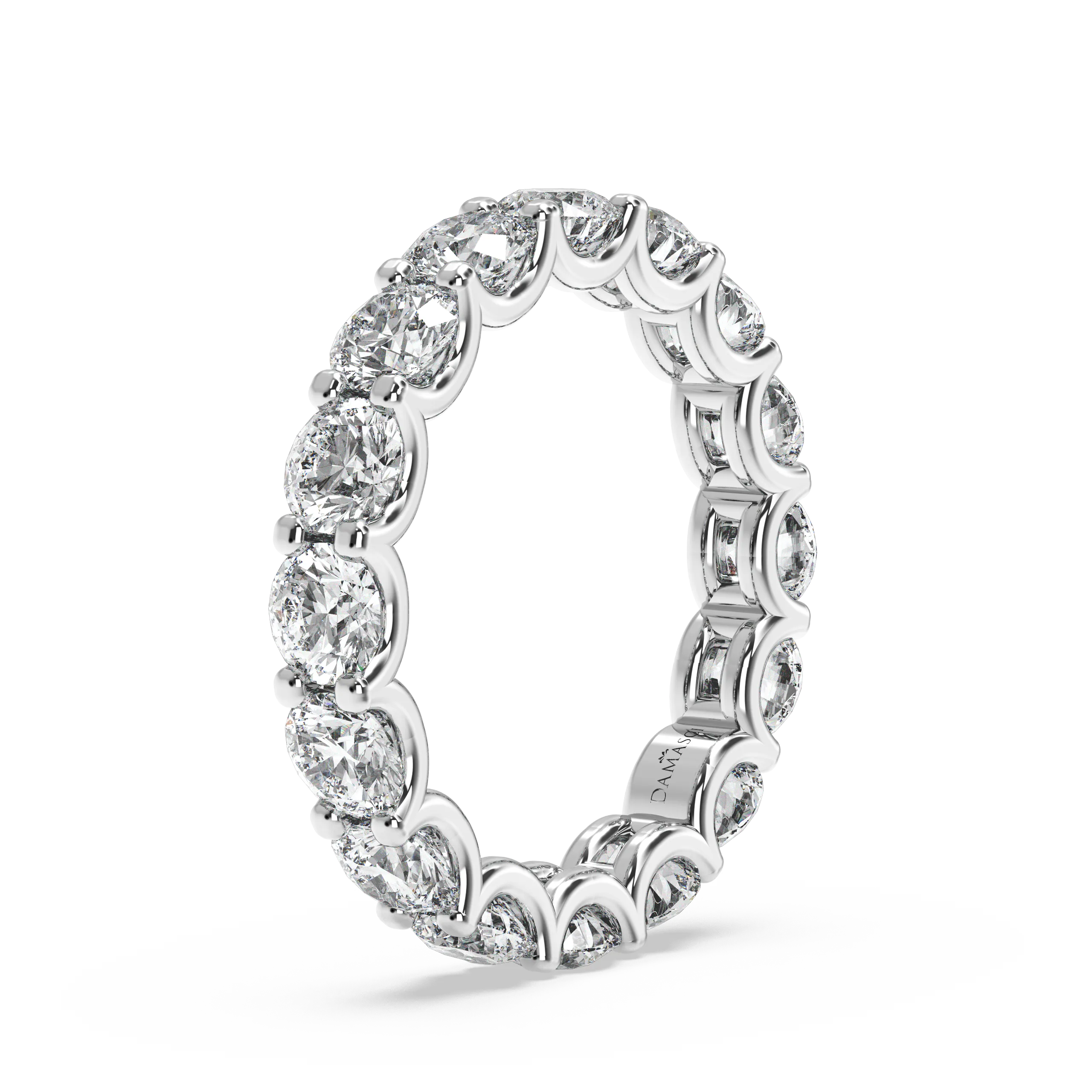 Round Diamond Eternity Ring in U-Gallery (4.00 T.C.W)