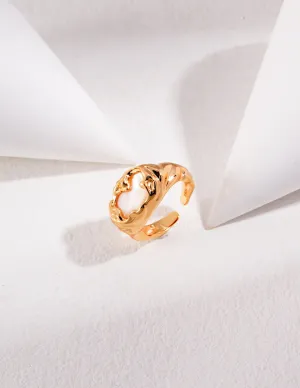 S925 Irregular Glow Ring