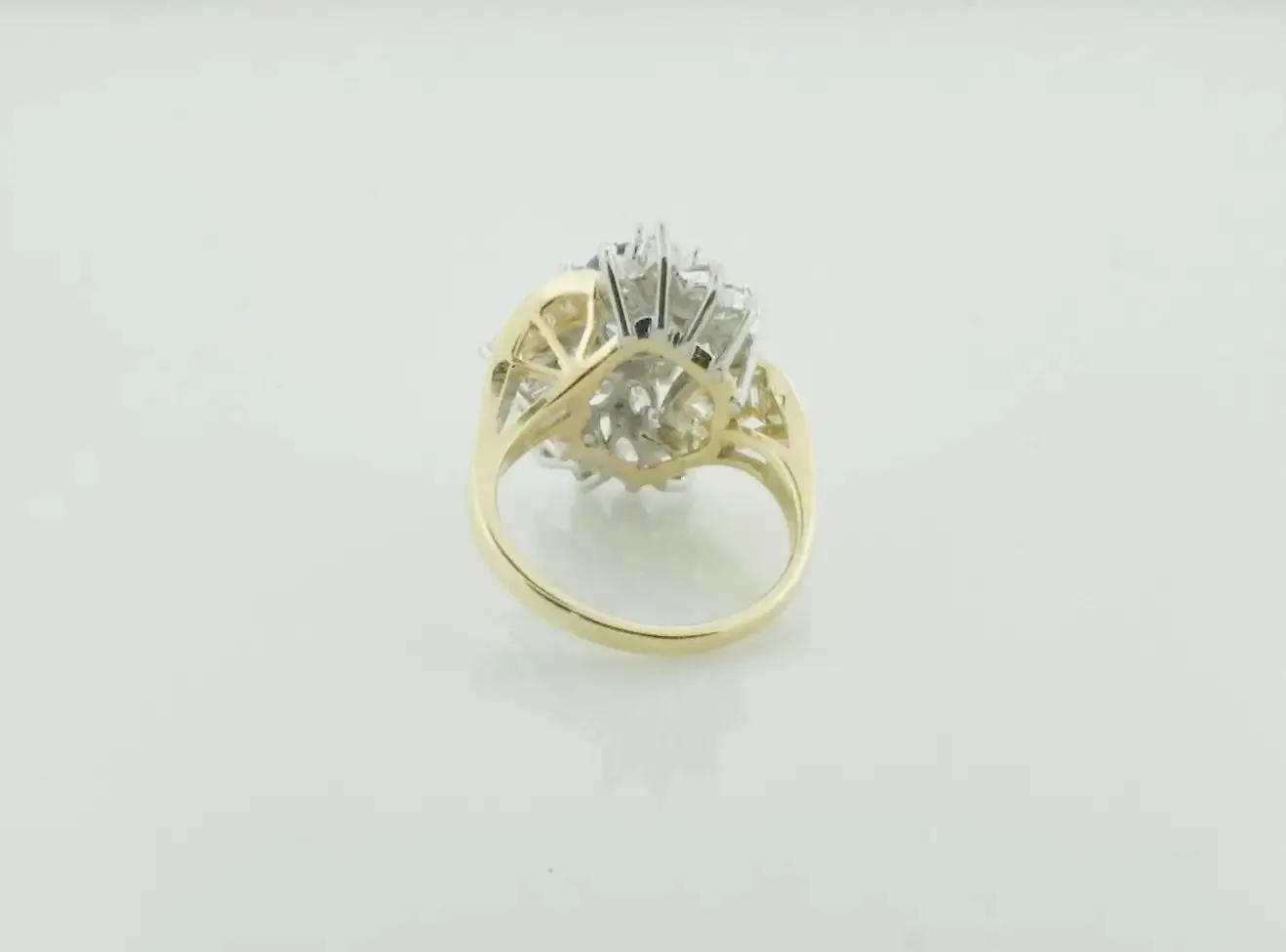 Sapphire and Diamond Cocktail Ring by Terrell & Zimmelman, circa 1970s