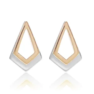 Serenity Rose Gold & Silver Earrings
