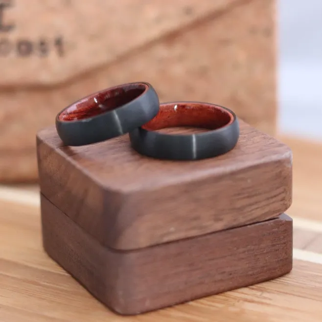 Slim Manhatten Black | Tungsten & Rosewood