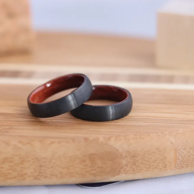 Slim Manhatten Black | Tungsten & Rosewood