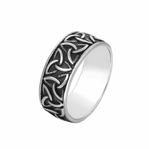 Stainless Steel Celtic Knot Band Ring