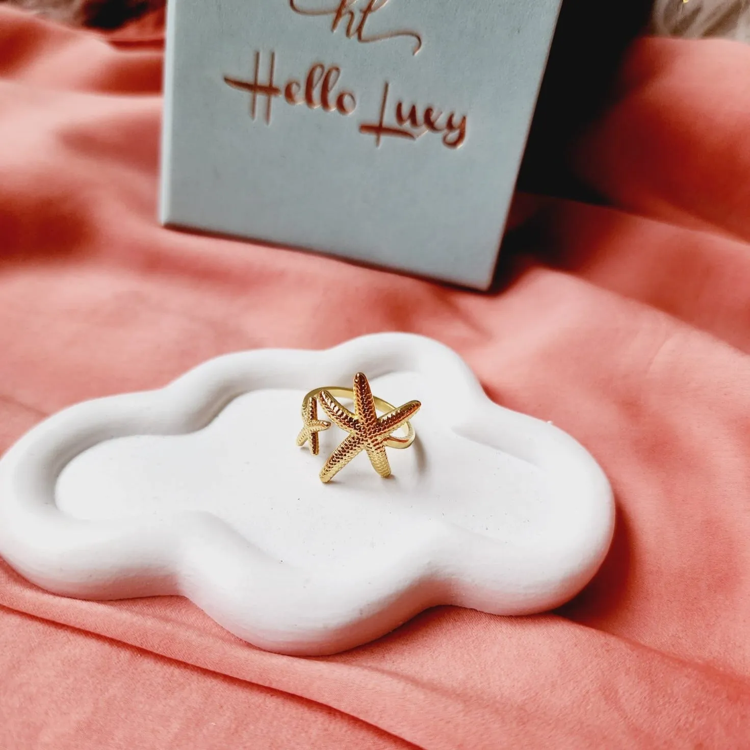 Starfish Adjustable Ring