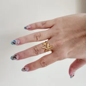 Starfish Adjustable Ring