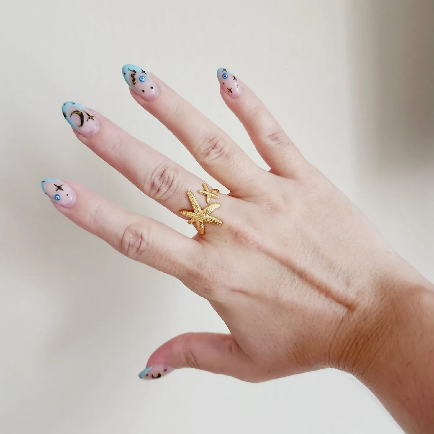 Starfish Adjustable Ring