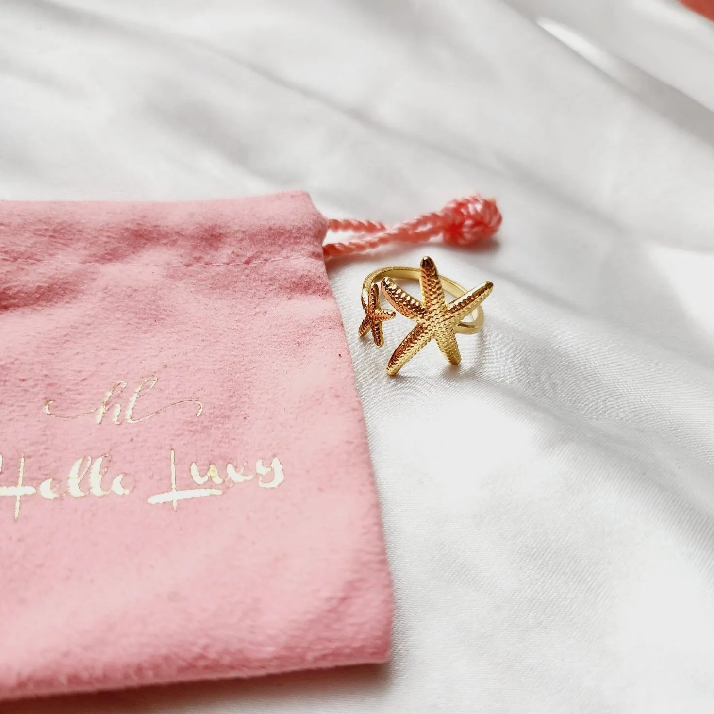 Starfish Adjustable Ring