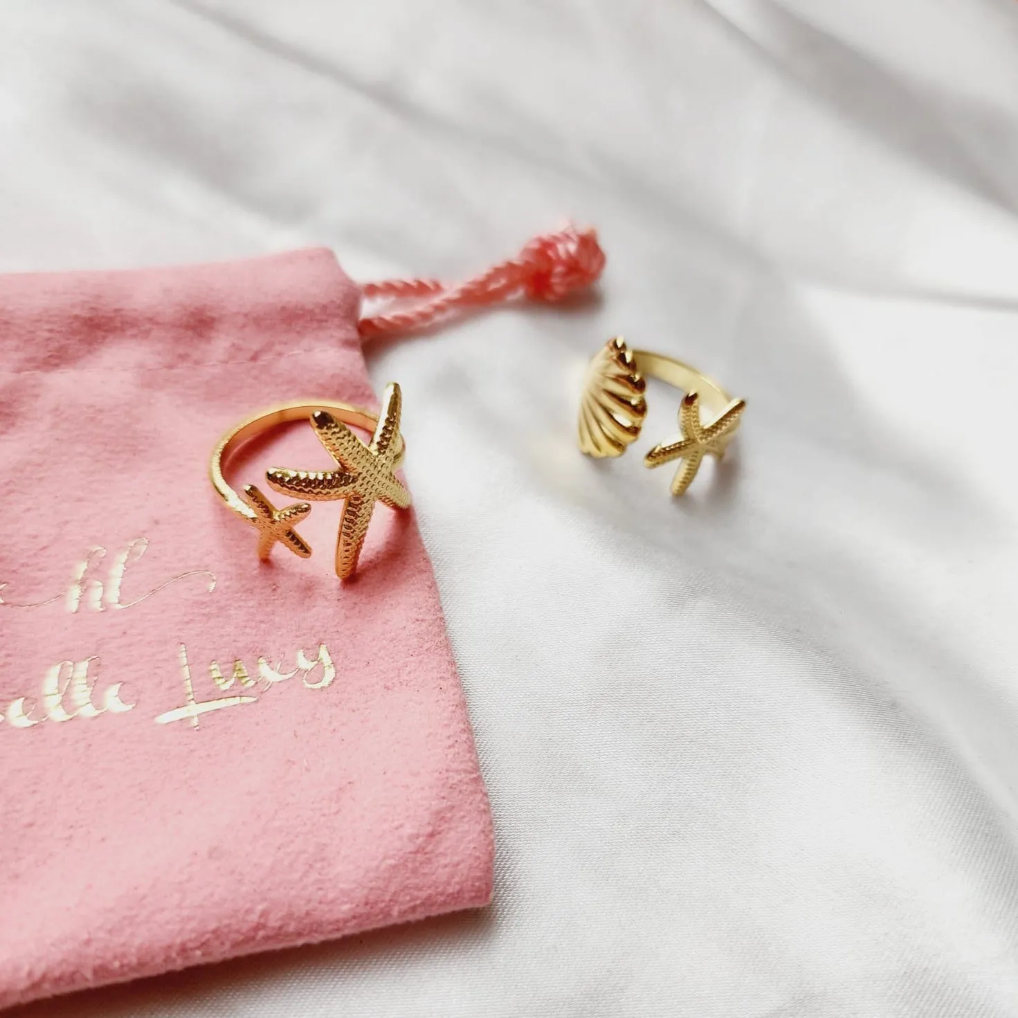Starfish Adjustable Ring