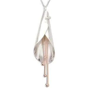 Sterling Silver and Rose Gold Lily Set