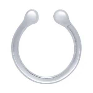 Sterling Silver Plain Nose Ring 8mm