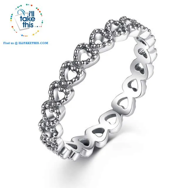 Sterling silver rings - 9 Individual Styled Stackable Rings to choose from