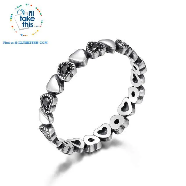Sterling silver rings - 9 Individual Styled Stackable Rings to choose from