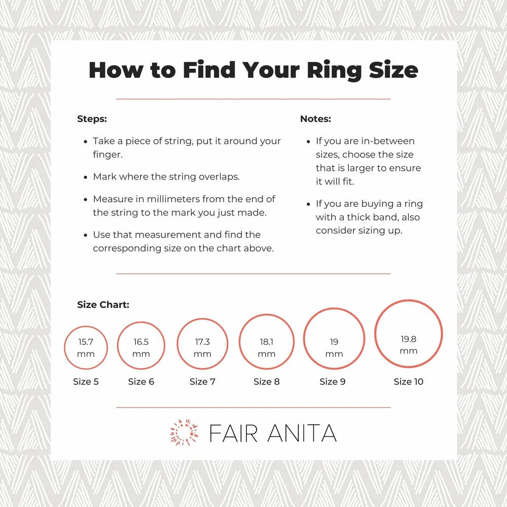 Stone Gold Stacking Ring Set