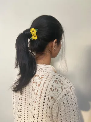 Sunflowers Crochet Hairpins (Set of 6)